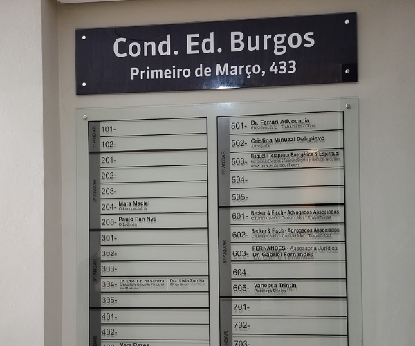 Quadro mural Condomínios